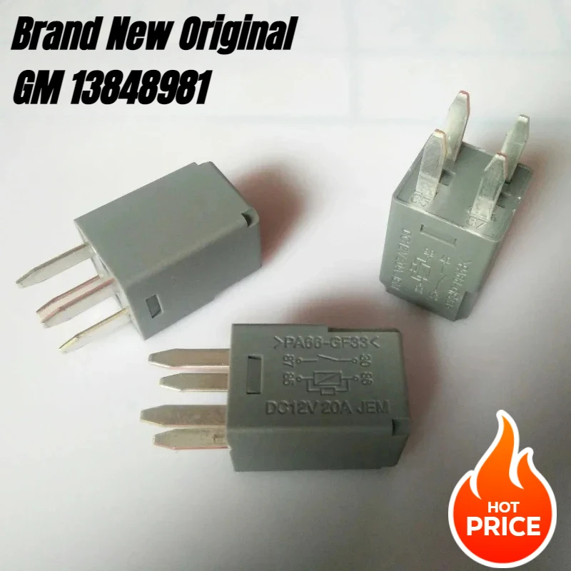 （Brand-new）1pcs/lot 100% original genuine relay:PA66-GF33 DC12V GM 13848981 Automotive relay 4pins 5010-6732