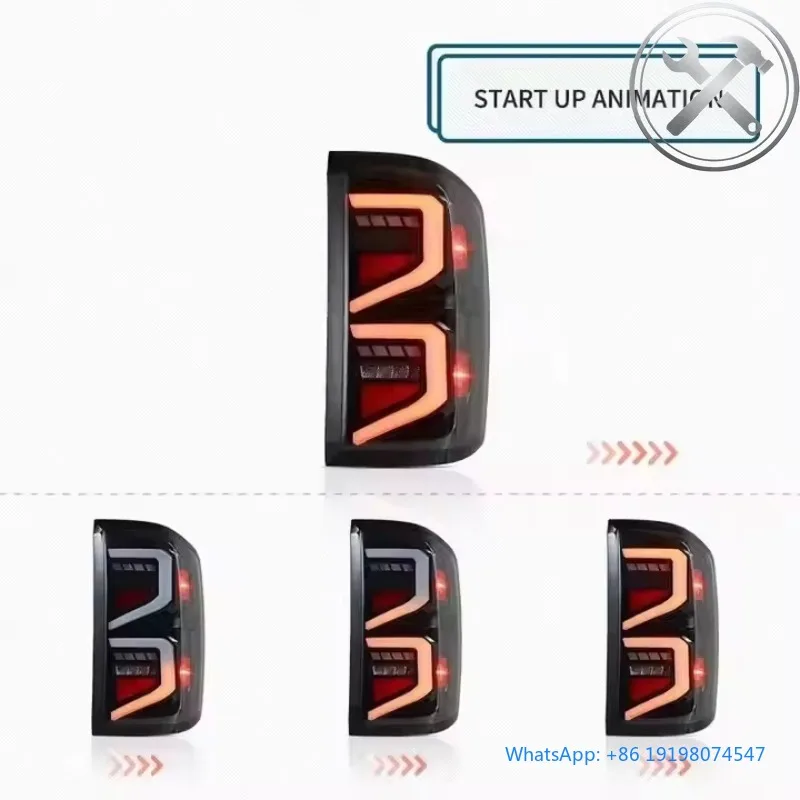 

Manufacturer New Style 2007-2013 Heavy Pickup Truck Sequential Turn Signal Full LED Taillights Assembly 6000K Waterproof Auto
