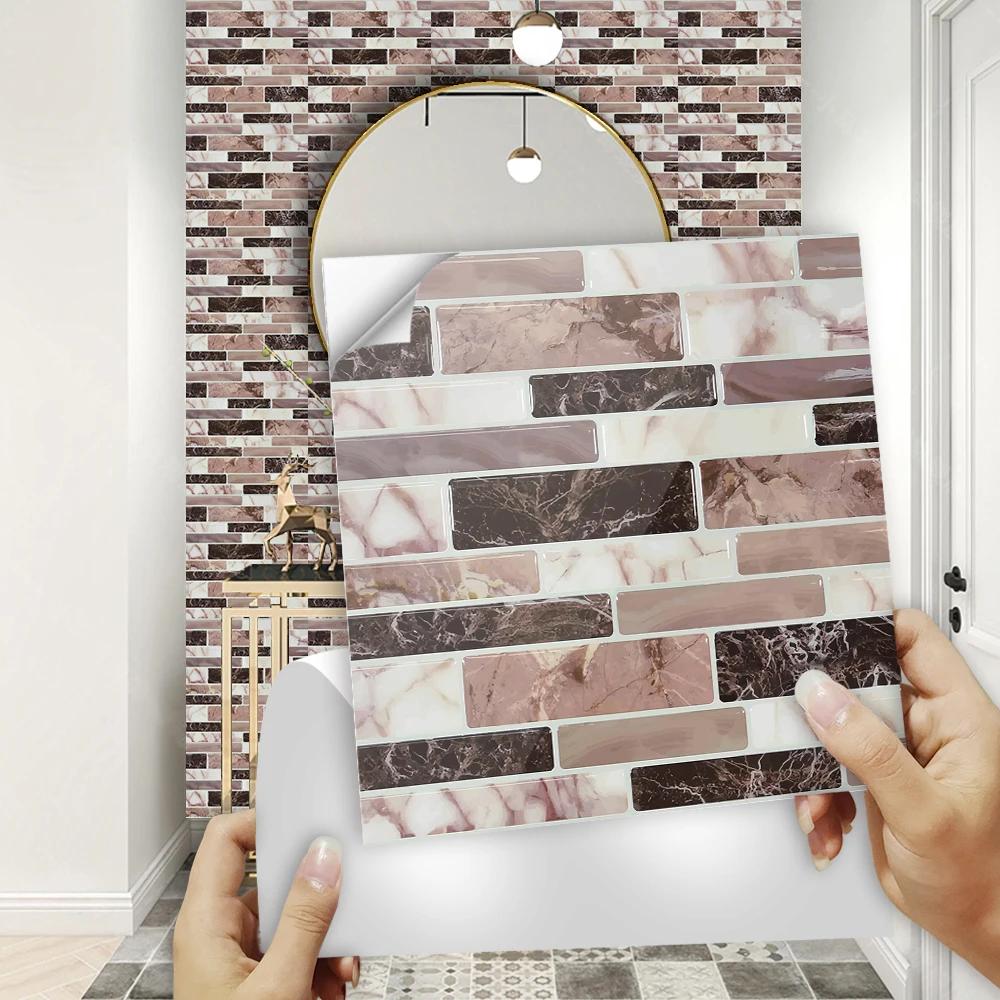 10pcs/set Flat Marble Mosaic T - огляд і ціна Commercial Kitchen Tiles