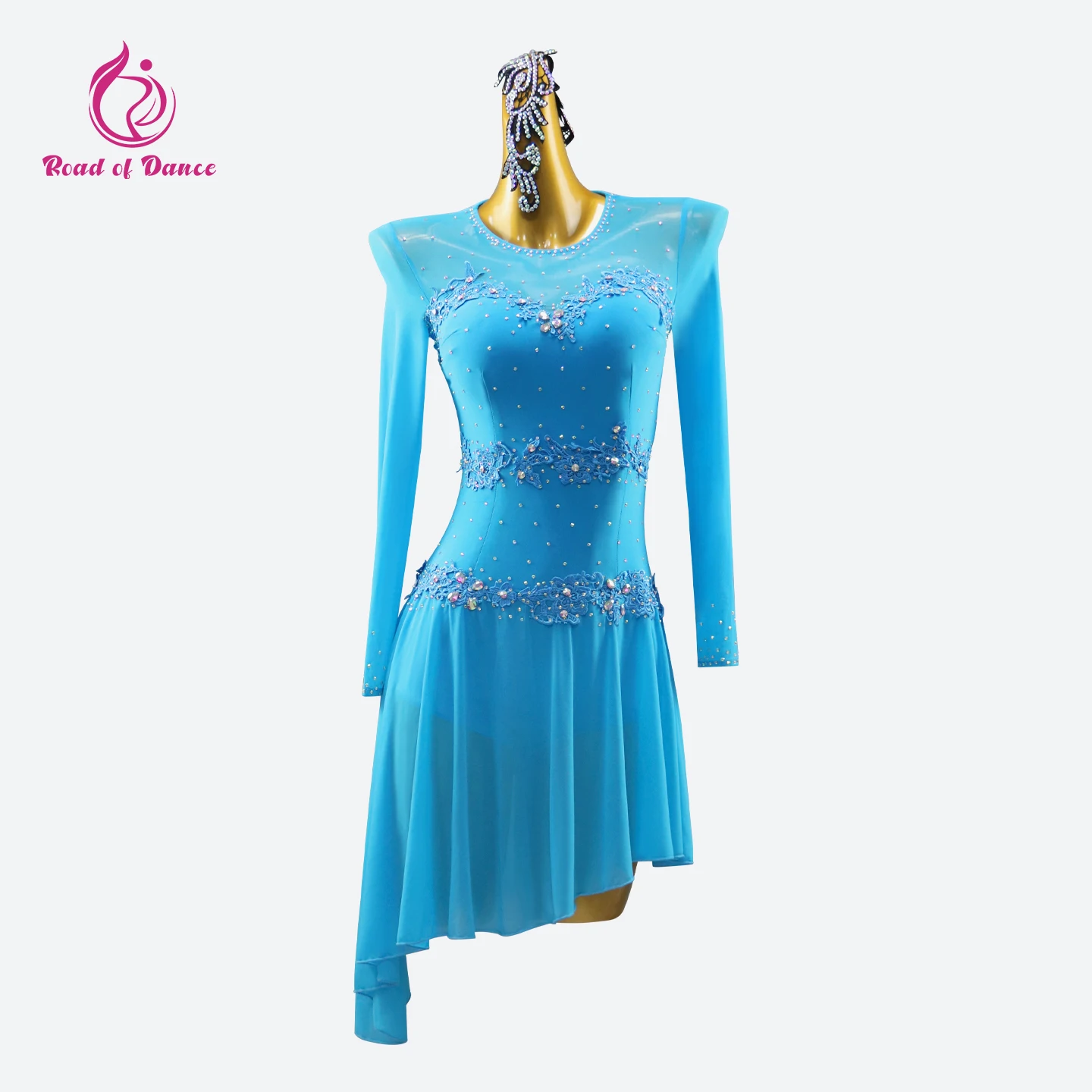 

Latin Dance Costume Girls Match Dress Women Evening Clothes Competition Suit Stage Festival Dancewear Skirt Ballroom Performance