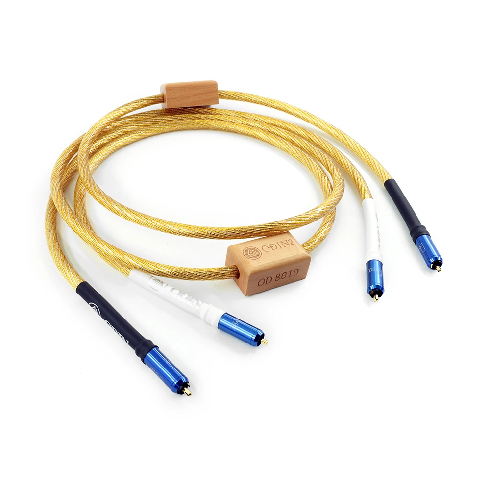 Nordost ODIN 2 Gold  RCA signal cable double lotus sterling silver audio cable CD amplifier tube cable