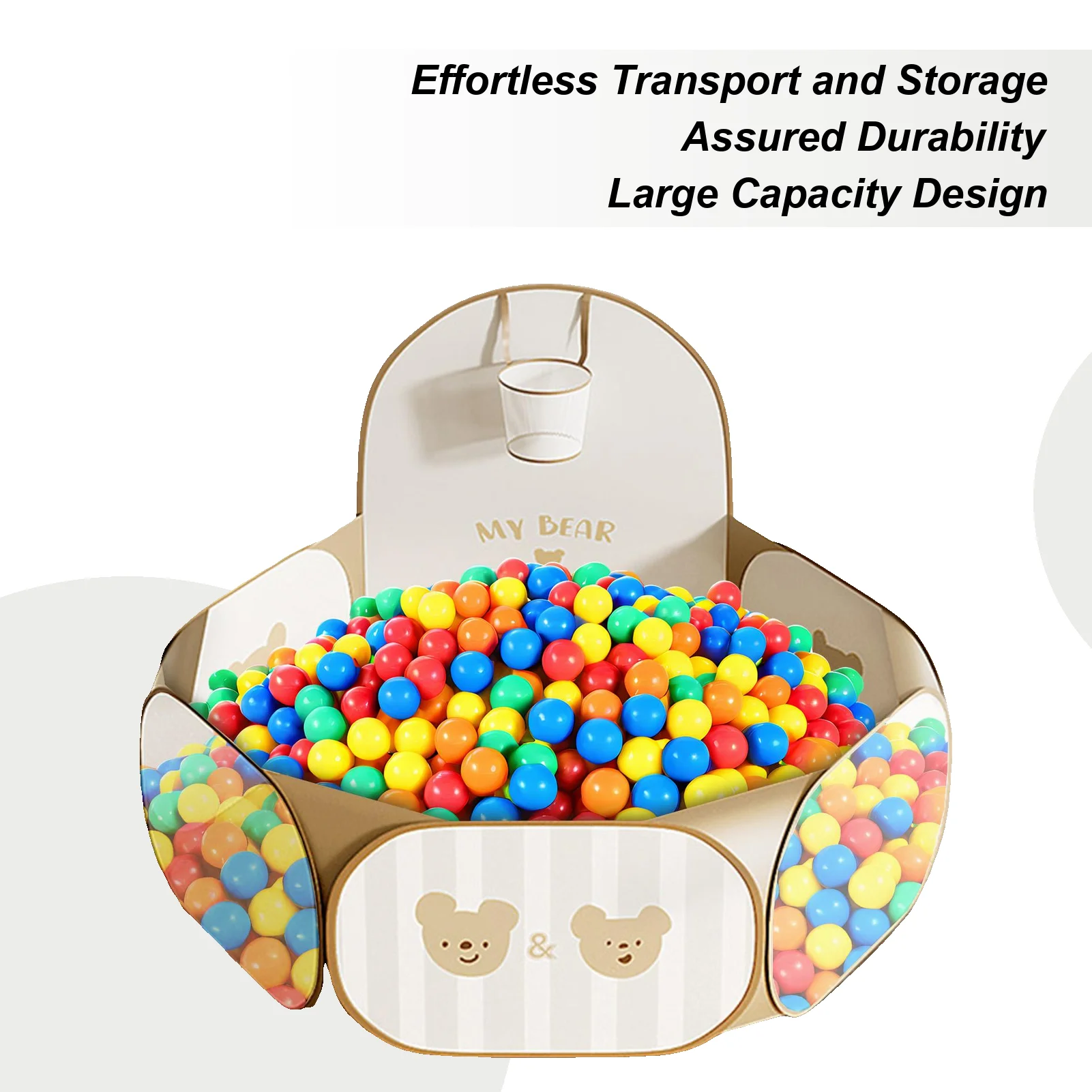 Box pieghevole per palline, tenda da gioco portatile, per bambini, per ragazzi e ragazze, per interni ed esterni, soggiorno, camera da letto, sala giochi, asilo nido