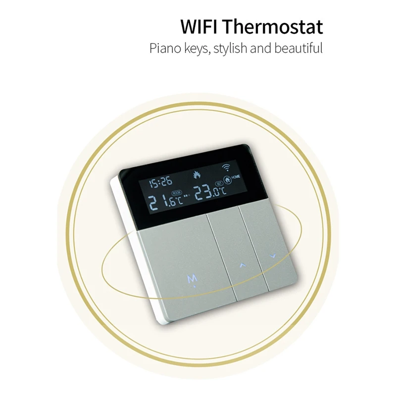 Tuya Wi-Fi термостат водяной/электрический подогрев пола водяной газовый котел умная температура голосовой пульт дистанционного управления 3A прочный простой в использовании