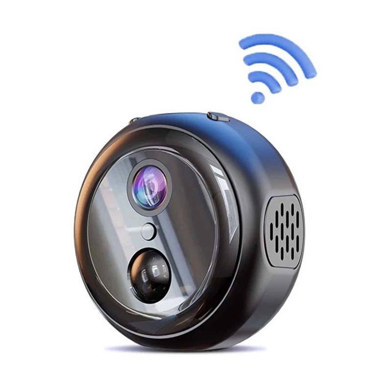 ABSQ-كاميرا مراقبة منزلية عالية الدقة للرؤية الليلية عن بعد 30 يومًا تسجيل حلقة طوال اليوم - إصدار واي فاي يدعم الكشف البشري