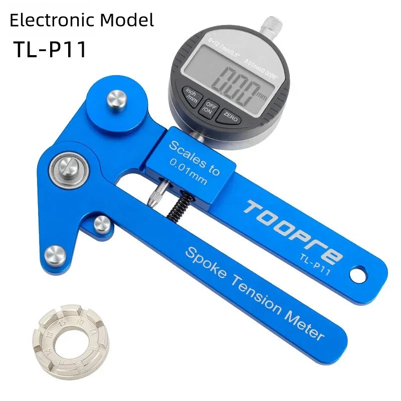 TOOPRE Fahrrad Speichen Spannung Meter Digital Display Felge Korrektur Werkzeug Mechanische Rad Stahl Draht Ring Einstellung Messen