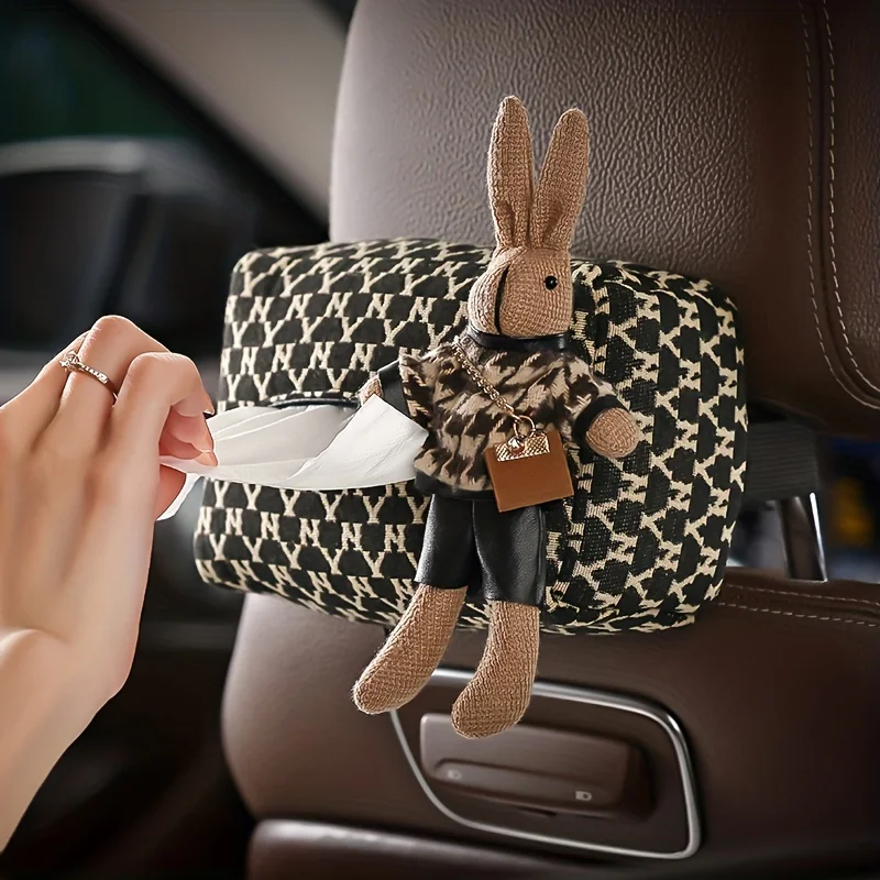 

Stylish Car Towel Holder Box - Cute & Creative Interior Organizer for Your Vehicle.