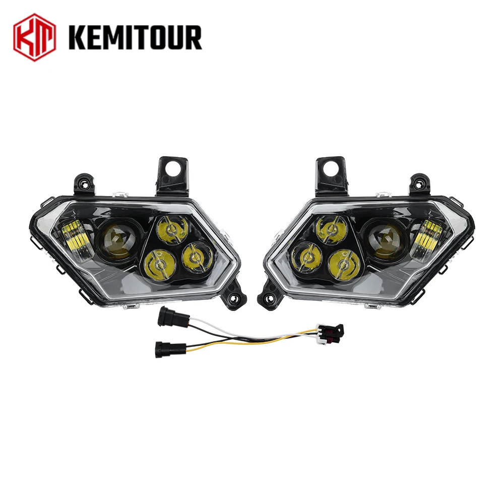 

LED Headlights Daytime Running Light Turn Signal High/Low Beam For Can-Am Maverick Trail/Sport/Commander MAX 800 1000 2018-2025