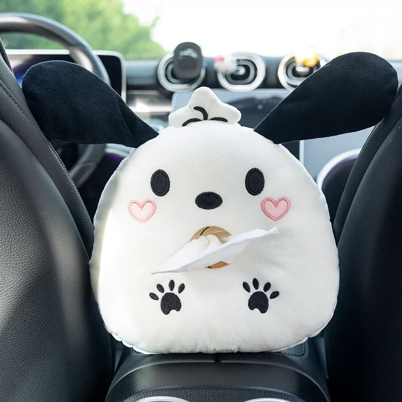 ポチャッコかわいいヘッドレストバッククッションシートベルトカバーティッシュボックスカバーカーシートコンピュータチェア和風ぬいぐるみ枕