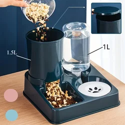 2-in-1 Tilting Fully Automatic Pet Food and Water Dispenser Gravity Feeder and Water Dispenser Fully Automatic Pet Supplies
