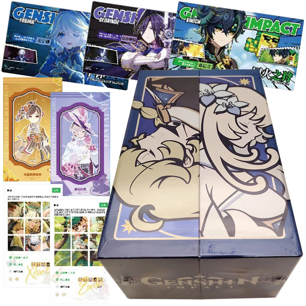 Genshin Impact Collection Card Sangonomiya Kokomi Wriothesley Exquisite Craftsmanship Character Card Open World Game Rare Card