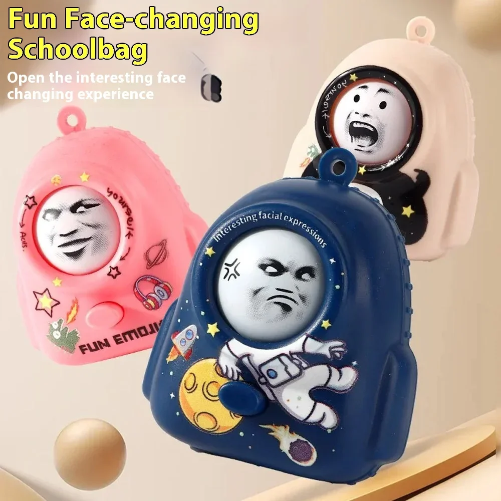 Spoof Face-changing Expression Pack Cartoon Pendantstudent Decompression Smallgift Bag Accessories Christmas Gift Birthday Gift.