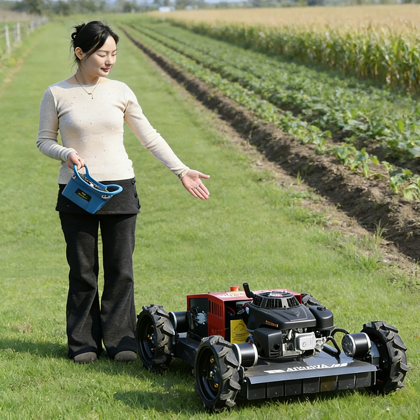 

Универсальная газонокосилка с дистанционным управлением, комплект сменных лезвий и инструментов, инструкция для пользователя, для дома и коммерческих садов