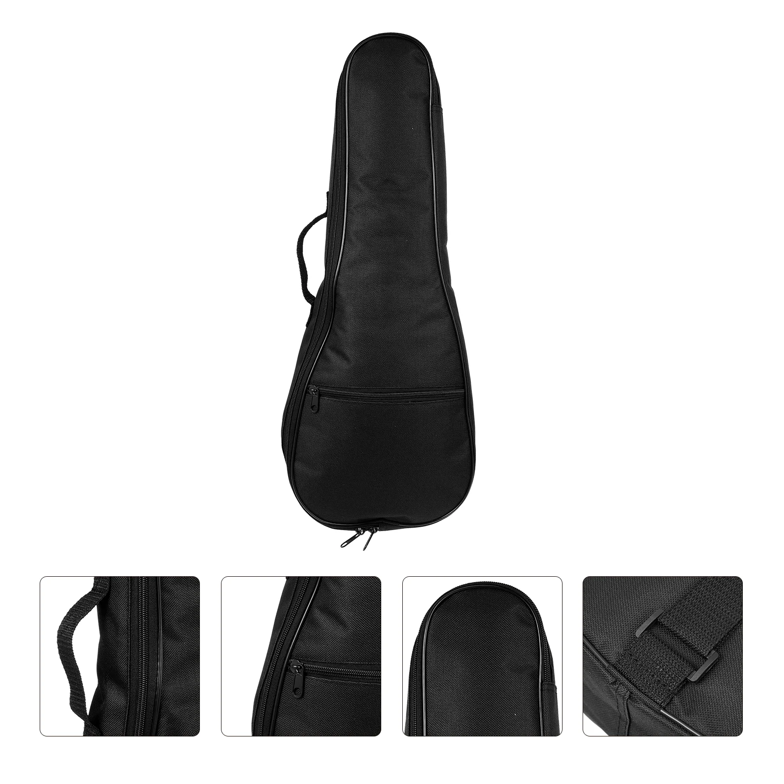 

Ukulele Bag Waterproof Case Pouch Portable Carrying Black Tote Thicken Thickening Oxford Cloth Cotton Travel The