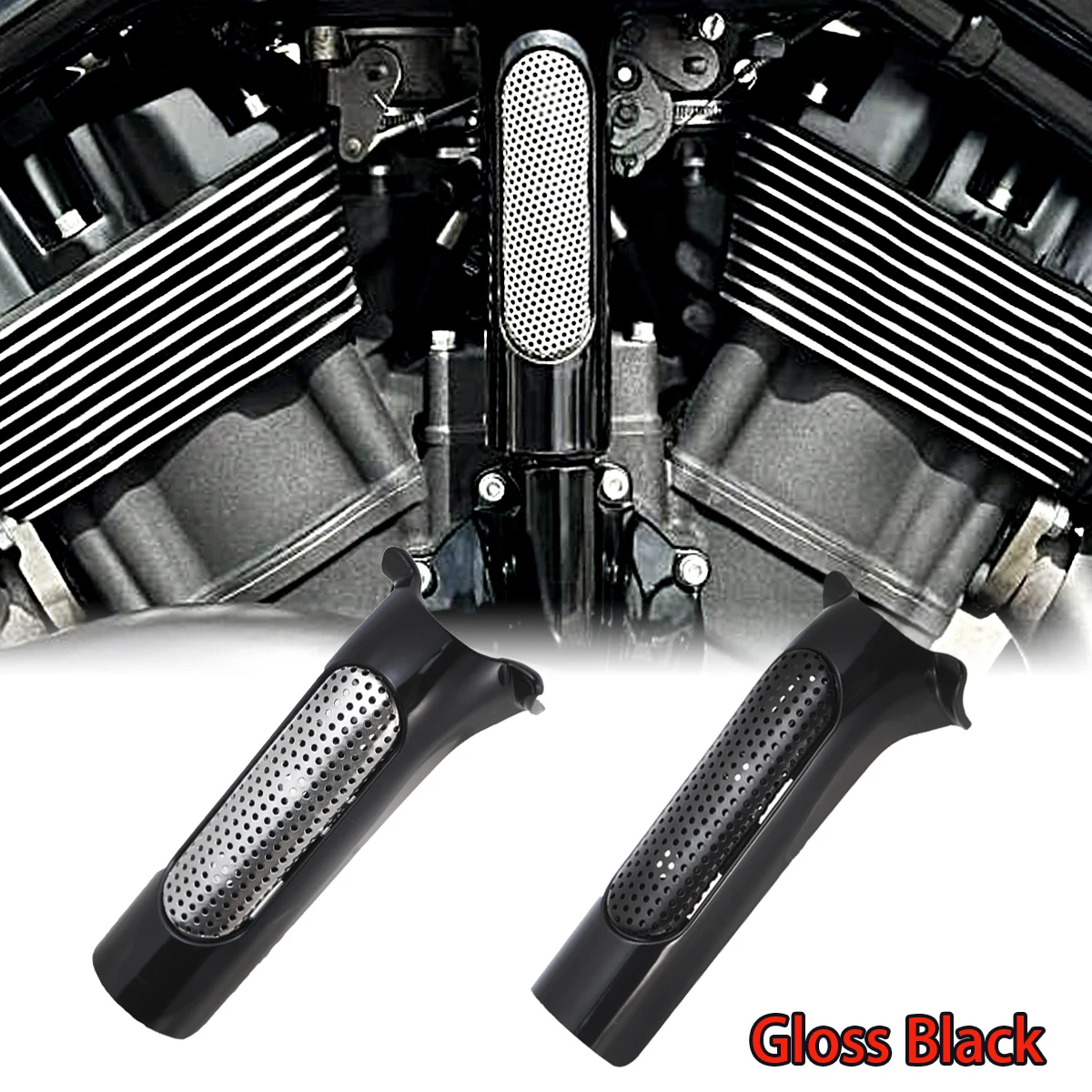 Motorcycle Gloss Black PC Plastic Hose Cover Guard For Harley Vrod V-Rod Night Rod Muscle VRSC VRSCA VRSCDX VRSCF 2002-2017