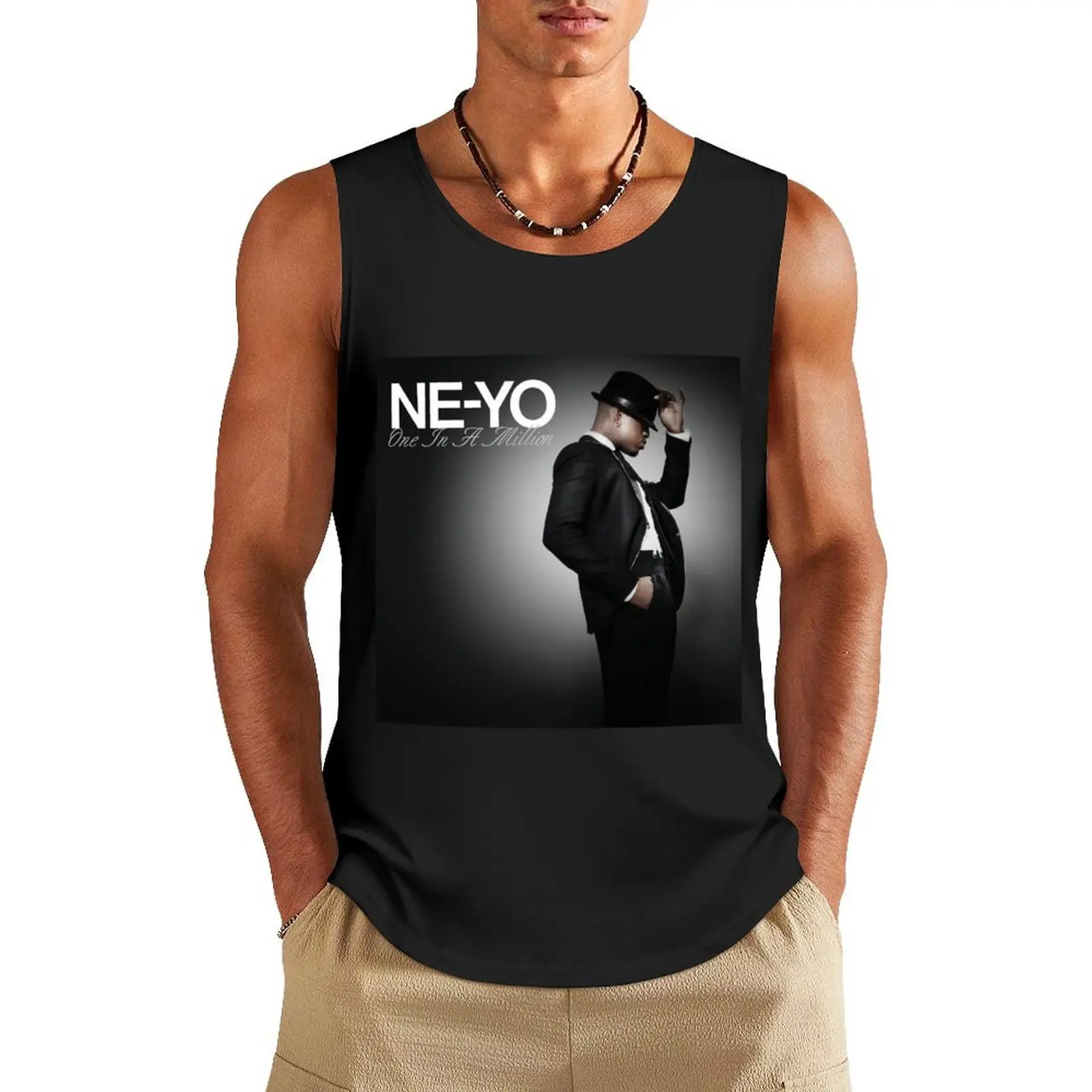 

Ne Yo one-in a million Tank Top bodybuilding for men Men gym sportswear