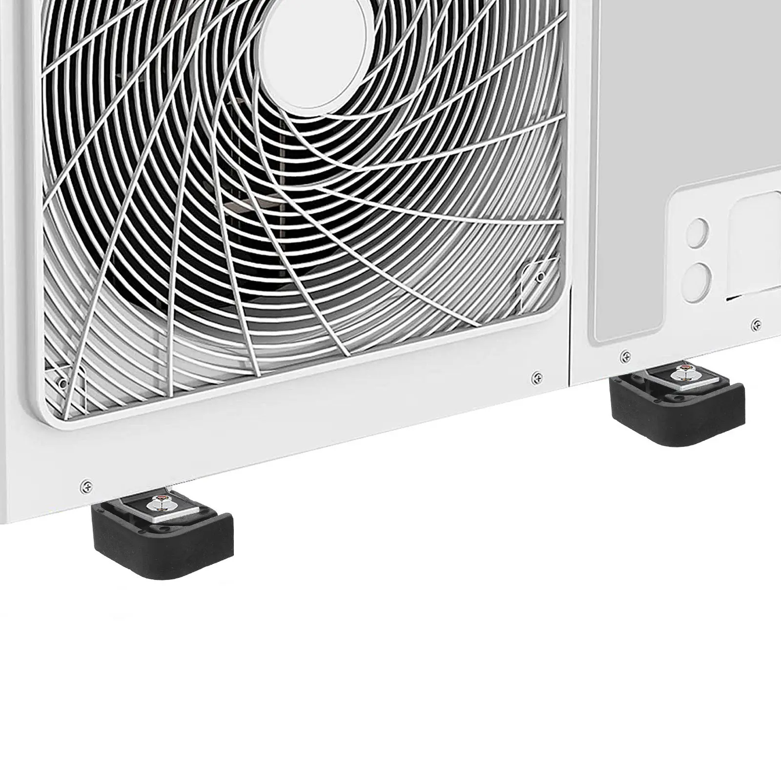4pcs Anti-vibration Pads Shockproof Holder Condenser Vibration Damper Rubber Brackets Air Conditioner Base Stable Non-slip