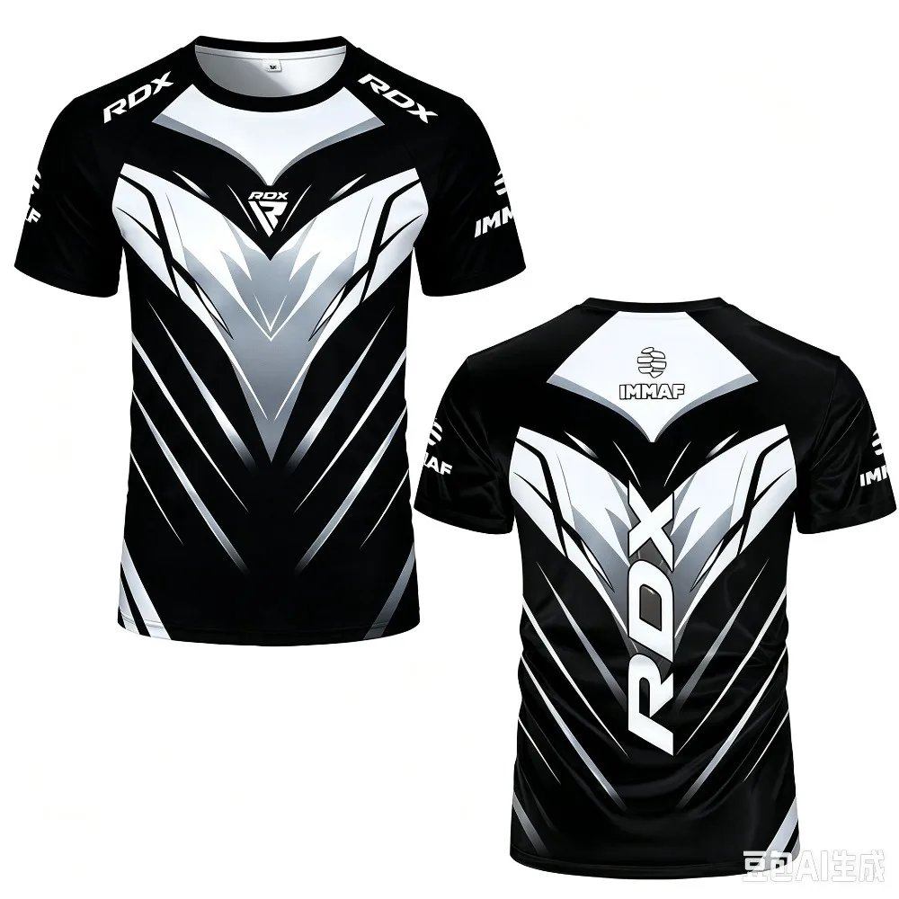 3D-Druck Sport Schnelltrocknend Atmungsaktives Herren-T-Shirt Outdoor RDX Boxkampf - Neues Jersey-Fans-T-Shirt Eltern-Kind Kurzarm-Oberteil – Detail 5