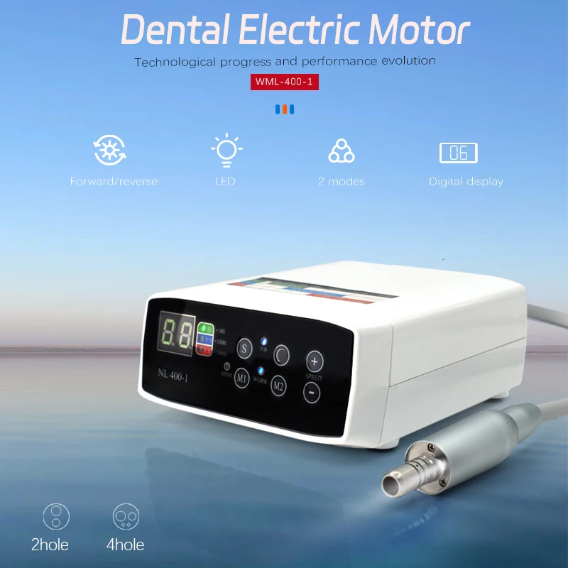 Dental Supplies Dentistry Brushless Led Micro Motor Electric Machine Set Internal Water Spray Contra LED Angle Handpiece