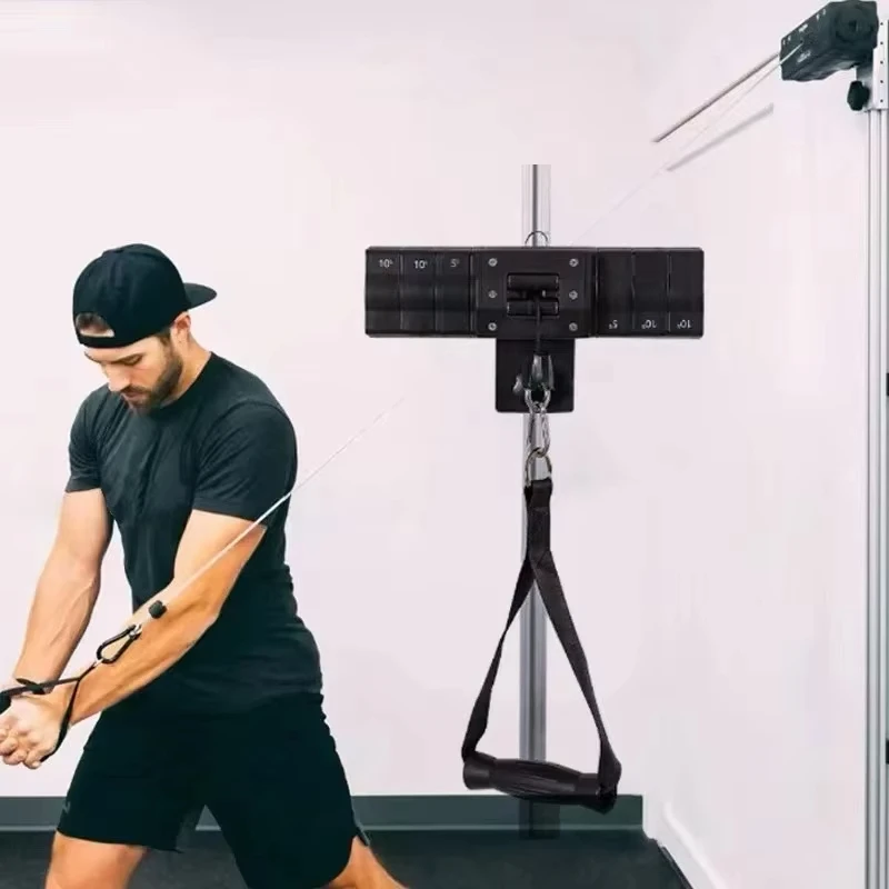 

Multifunctional Cable Trainer Adjustable Stretcher Portable Pulley Trainer Fitness Training Equipment