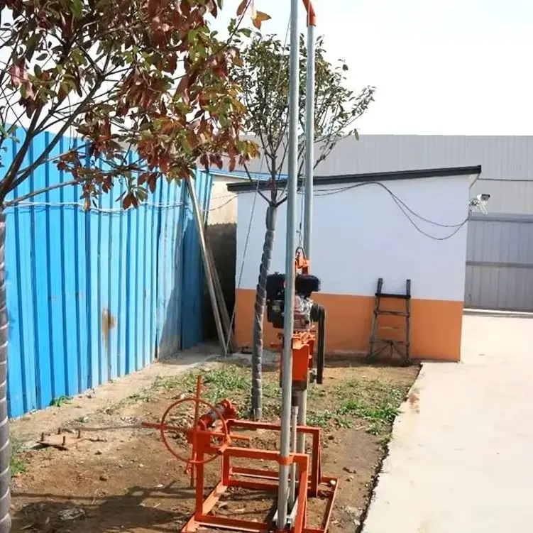جهاز حفر دوار عالي الجودة بطول 80 مترًا مخصص - متين لمشاريع بئر المياه الصغيرة الحجم #1