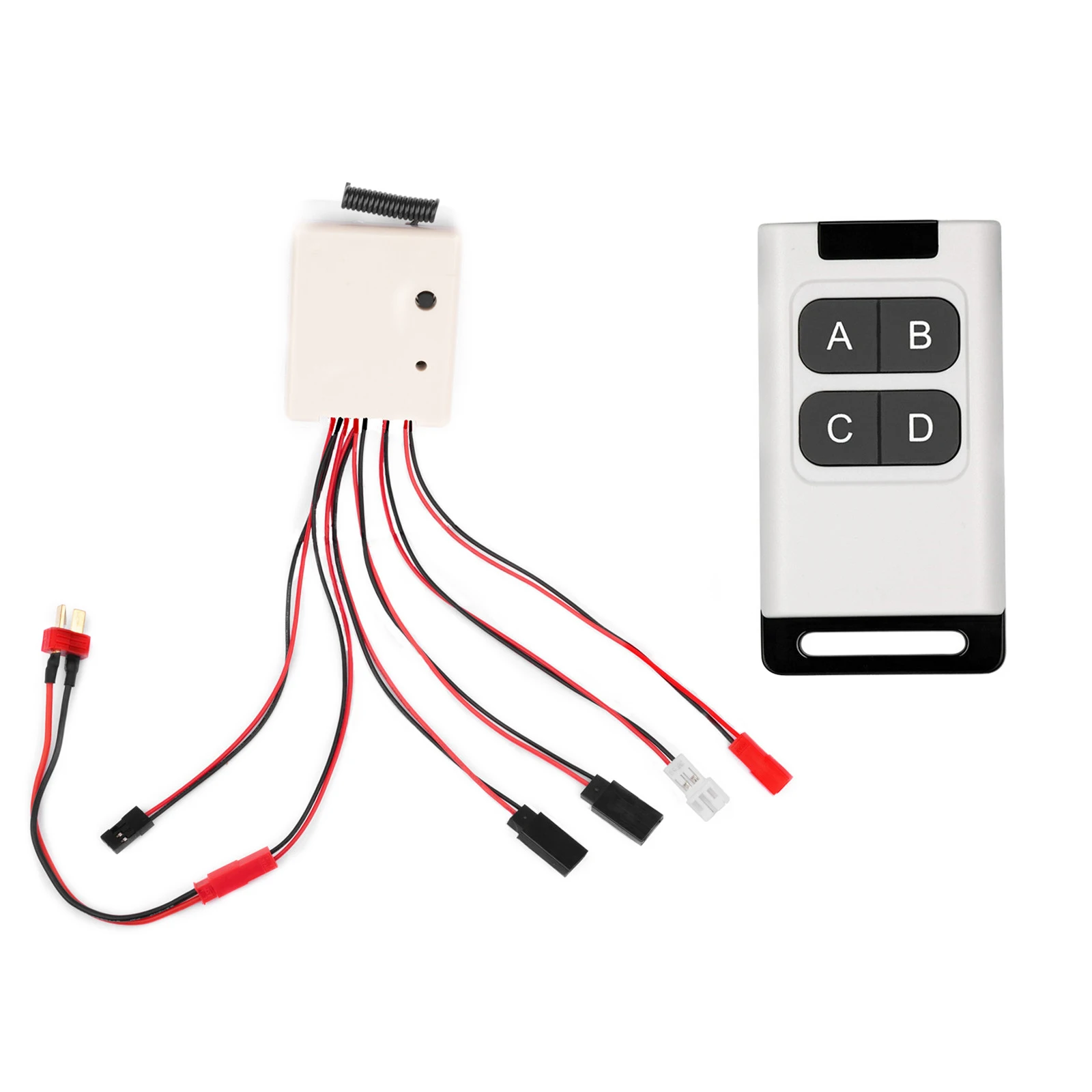 RC Car Winch Control Wireless Remote Controller Receiver for 1:10 RC Crawler Axial SCX10 D90 Tamiya CC01 TRX4 TRX6 90046 MST CFX