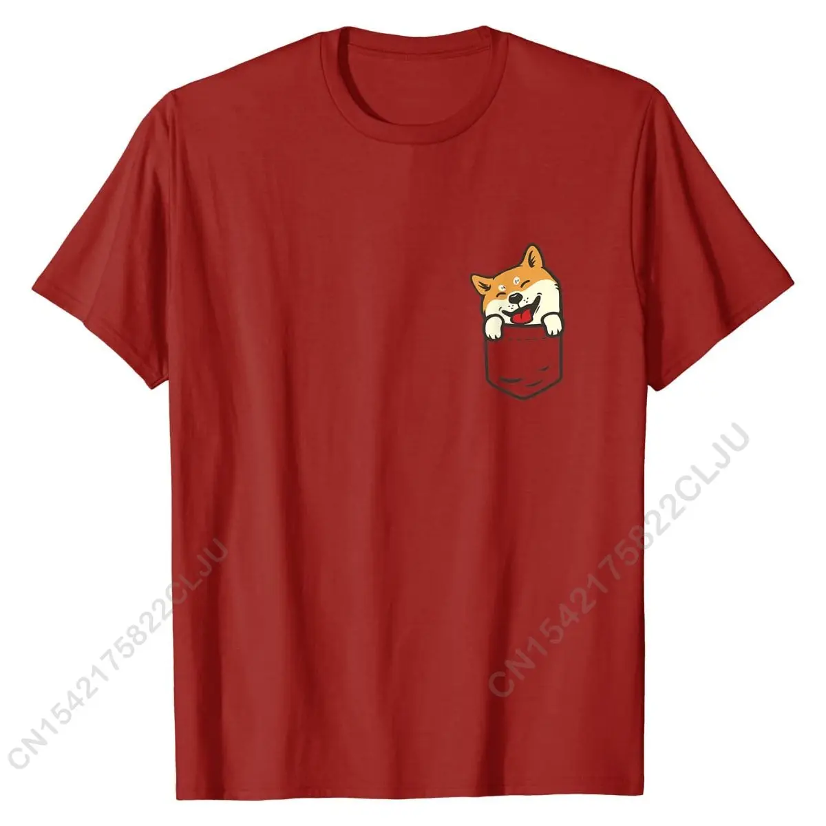 Cute Shiba Inu In Your Pocket Akita Dog Lover Owner Gift T-Shirt Coupons Mens T Shirts Cotton T Shirt Casual