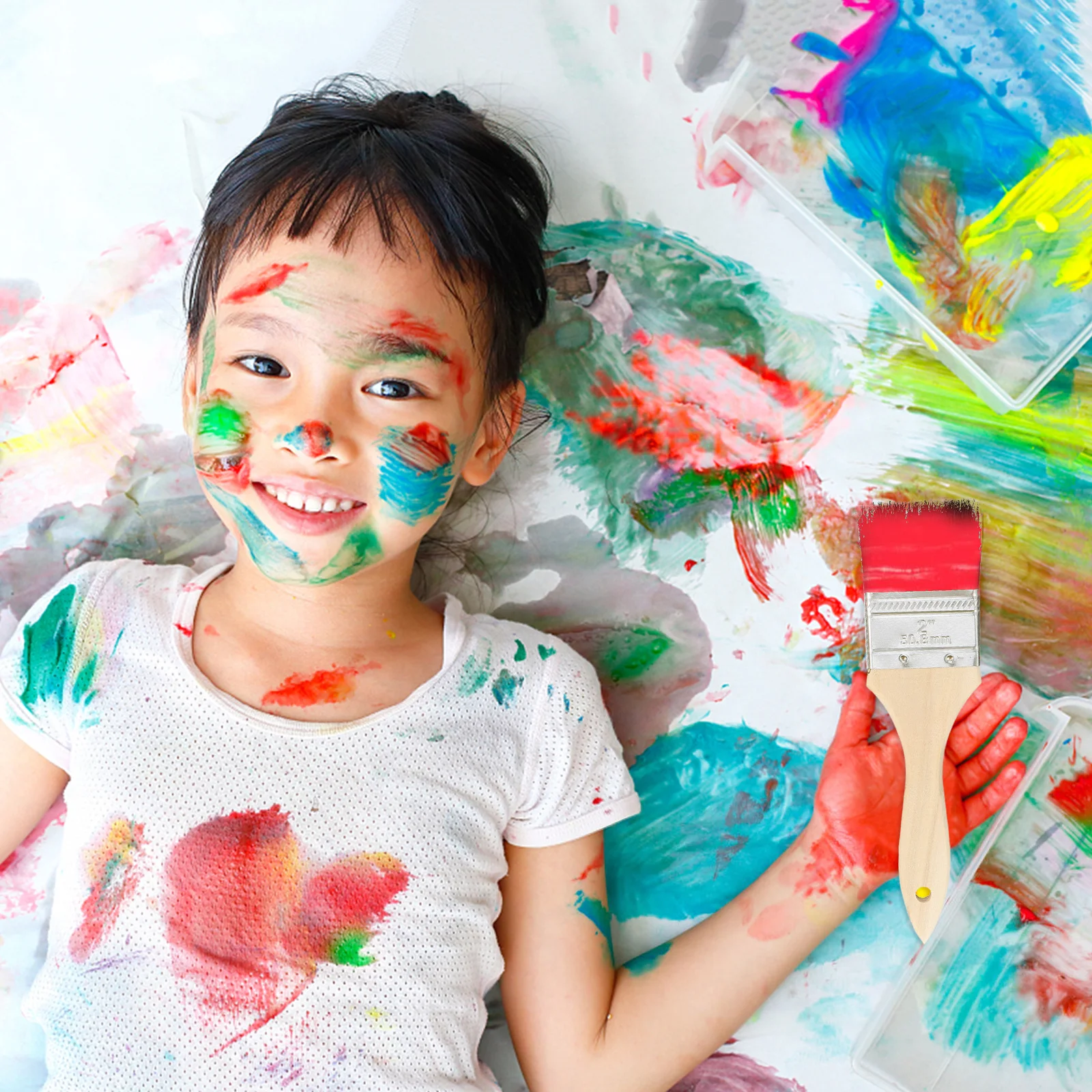 

5 шт. кисти для рисования, профессиональные универсальные лаки для масляной краски, клеи, домашняя рабочая щетка для лодки, легкое хранение лаков, кисть