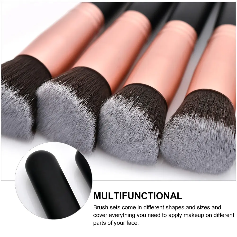 

14pcs Makeup Brush Set Bag Artificial Fiber Wood H Professional Brushes for Eyeshadow Foundation Travel Use