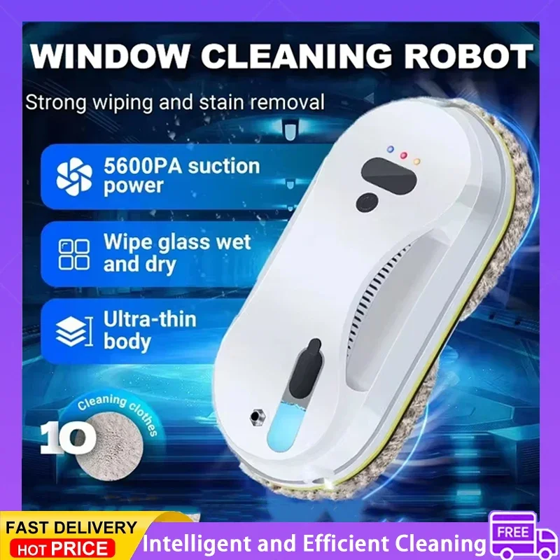 

Automatic Water Jet Window Cleaner Large Suction Glass Cleaning Robot Remote Control Large Suction Glass Cleaning Robot