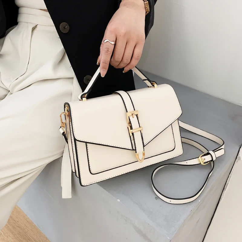 

2025 Trendy Retro Shoulder Bag Womens Fashion Square Crossbody Purse Versatile Top Handle Handbag Luxury Vintage Style