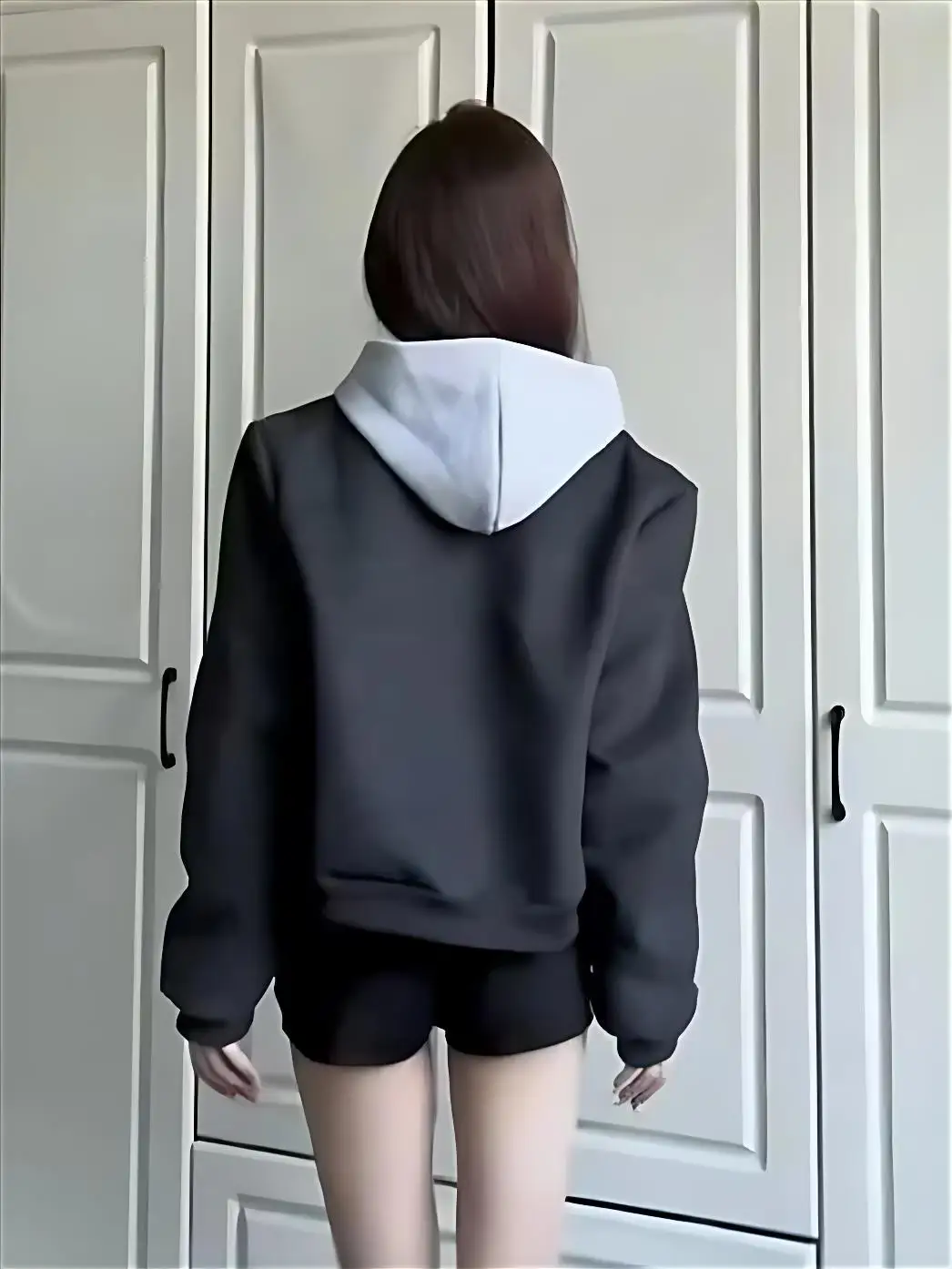 Giubbotti bomber Giacca da donna Marrone Inverno Foderato in peluche Patchwork Protezione esterna Multifunzionale Antivento Calore avventuroso