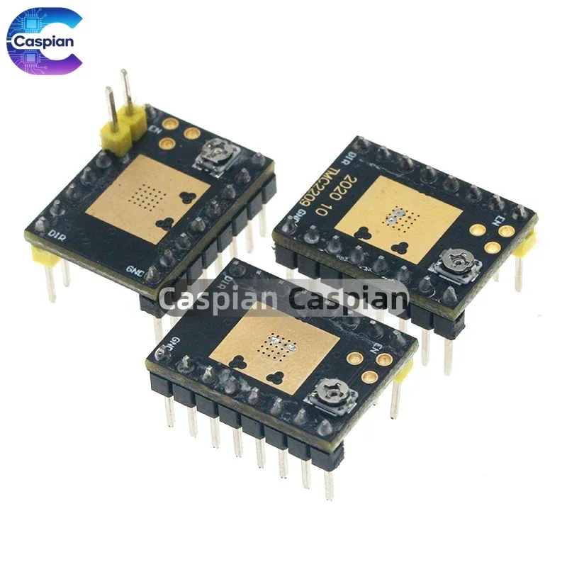 

TMC2208 TMC2209 ATD5833 V2.0 With Heat Sink Stepper Motor Driver StepStick 3d Printer Parts 2.5A 256 Subdivision Silent Printing