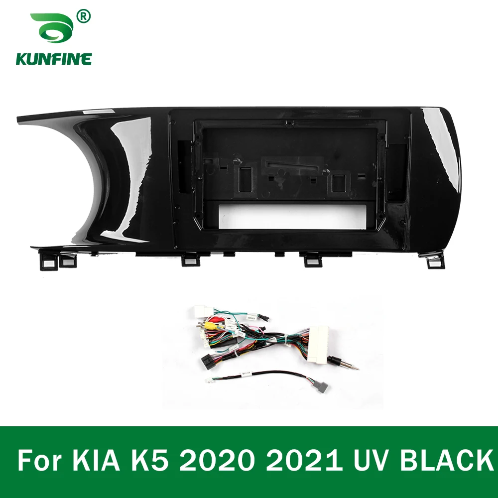 

Car GPS Navigation Stereo For KIA K5 2020 2021 UV BLACK Radio Fascias Panel Frame Fit 2Din 10.1 inch In Dash headunit screen