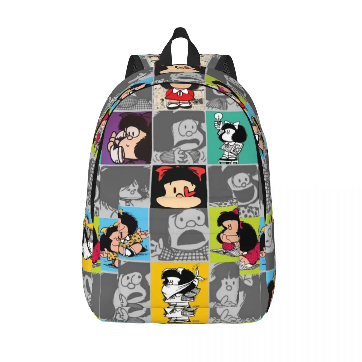 

Mafalda New Fashionable Pattern School Bag Print Lightweight Backpack 15.7in 17.7in