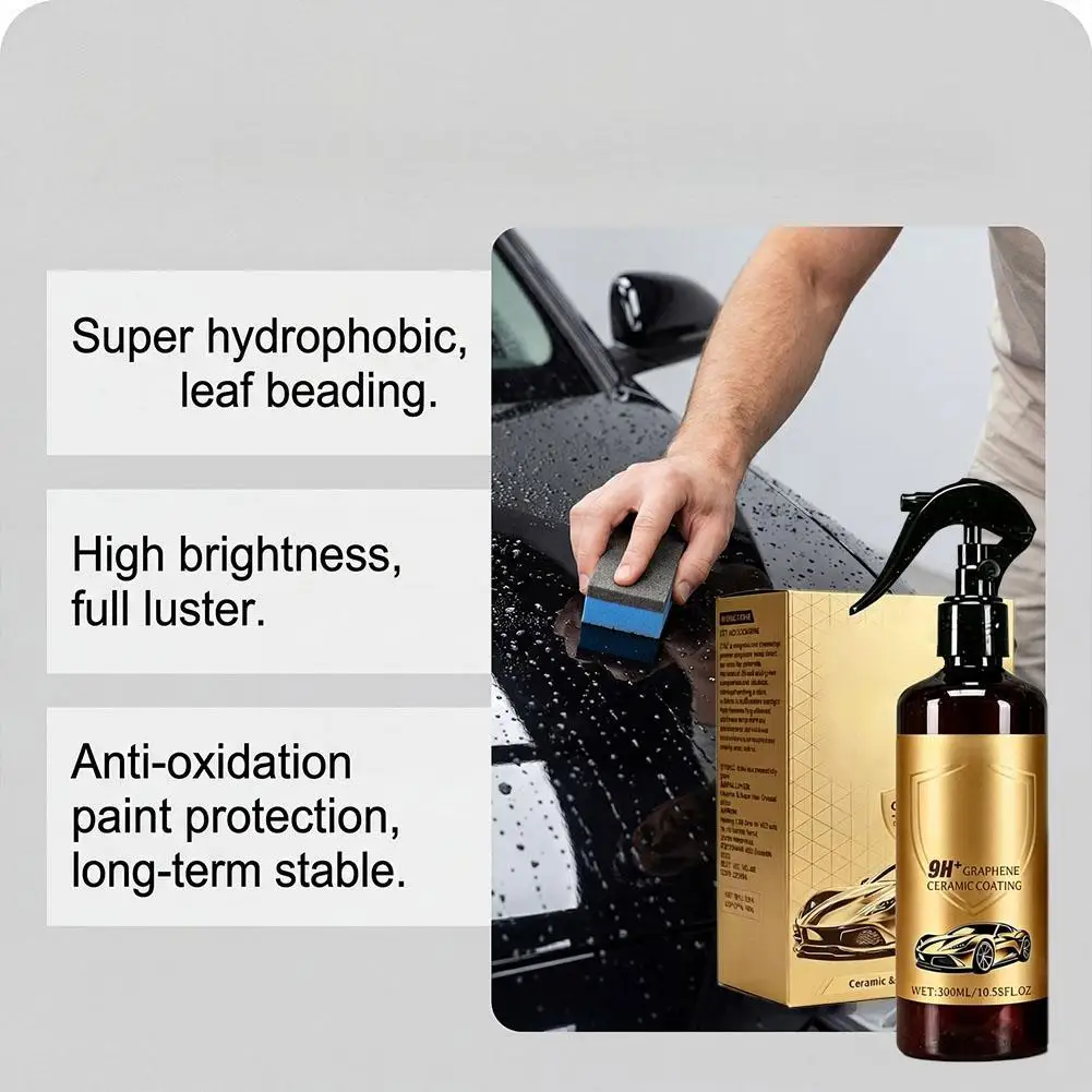 Graphen-Keramikbeschichtung 9H für Autos Kristallserum Hochglanz Autolack-Schutzset Politur für Auto-Detailing – Detail 6