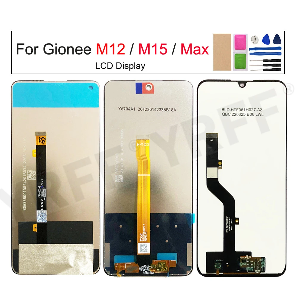 Для Gionee M12 M15 Max ЖК-дисплей с цифровым преобразователем сенсорного экрана в сборе Для Gionee M12 M15 Max ЖК-дисплей с цифровым преобразователем сенсорного экрана в сборе
