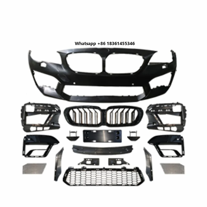 For  5 Series F10 2010-2017 Upgrade To M5CS G30 F90 Style Front+Rear Bumper Assembly Side Skirt AutDream Garage New Body Kit