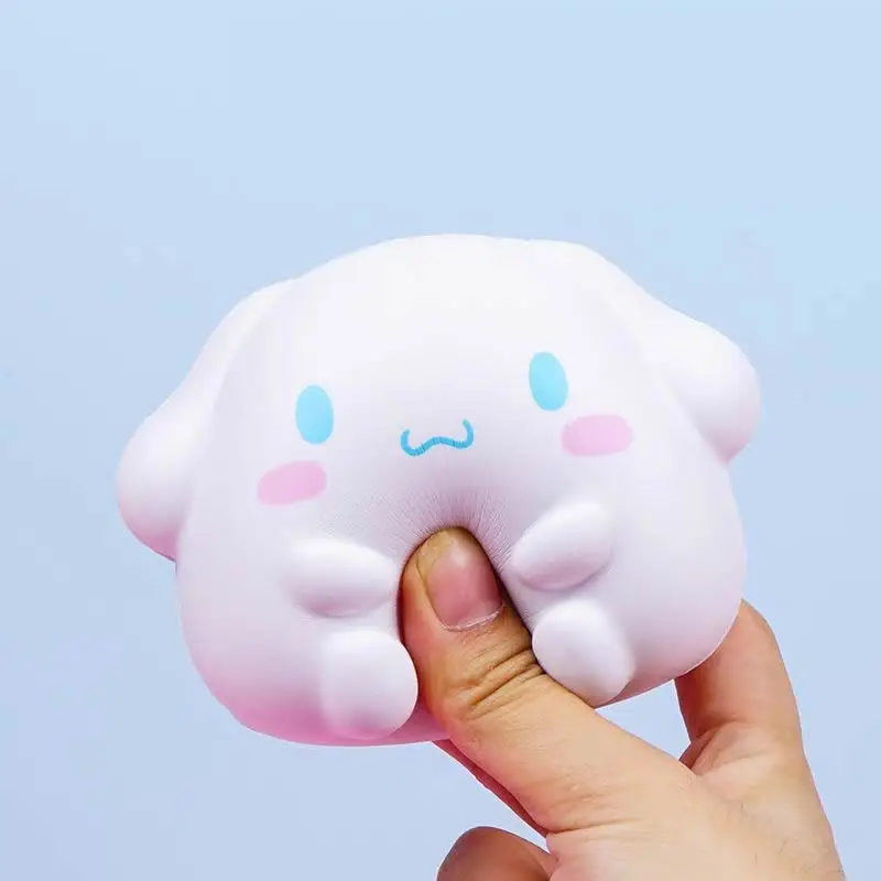 Sanrio Melody Decompression Toy Kawaii Kuromi Cinnamoroll Stress Relief Squishy Anime Cartoon Children\'s Hand Pinch Healing Gift