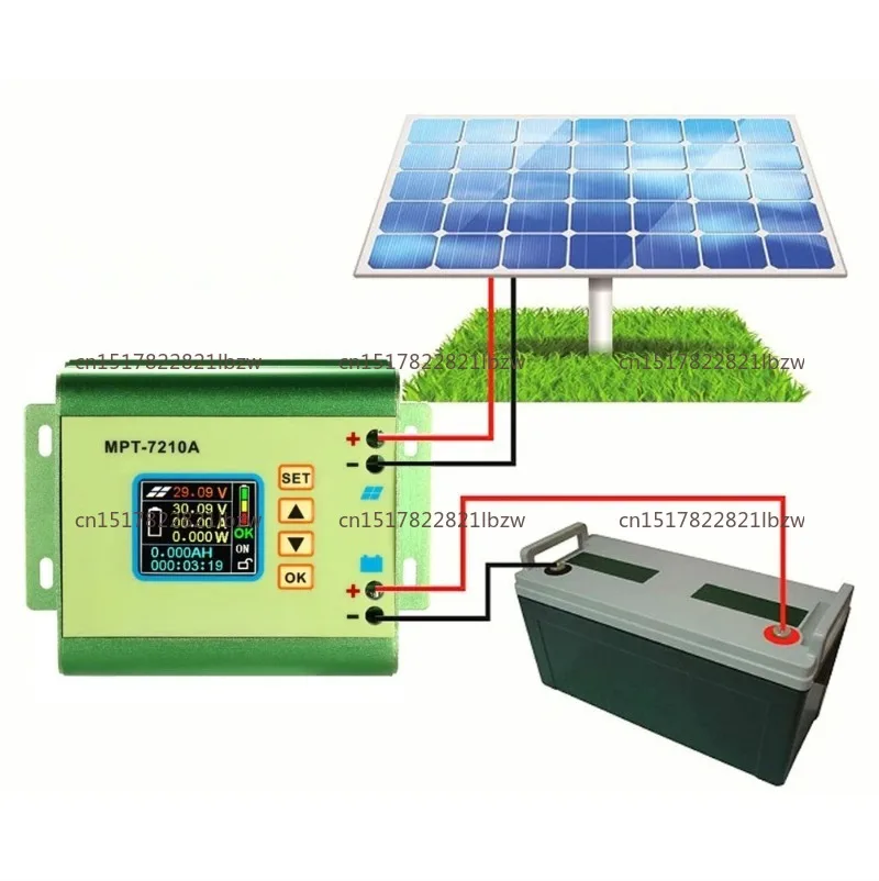 DC12-60V To DC15-90V LCD Boost Battery Charging Module MPT-7210A Solar Controller