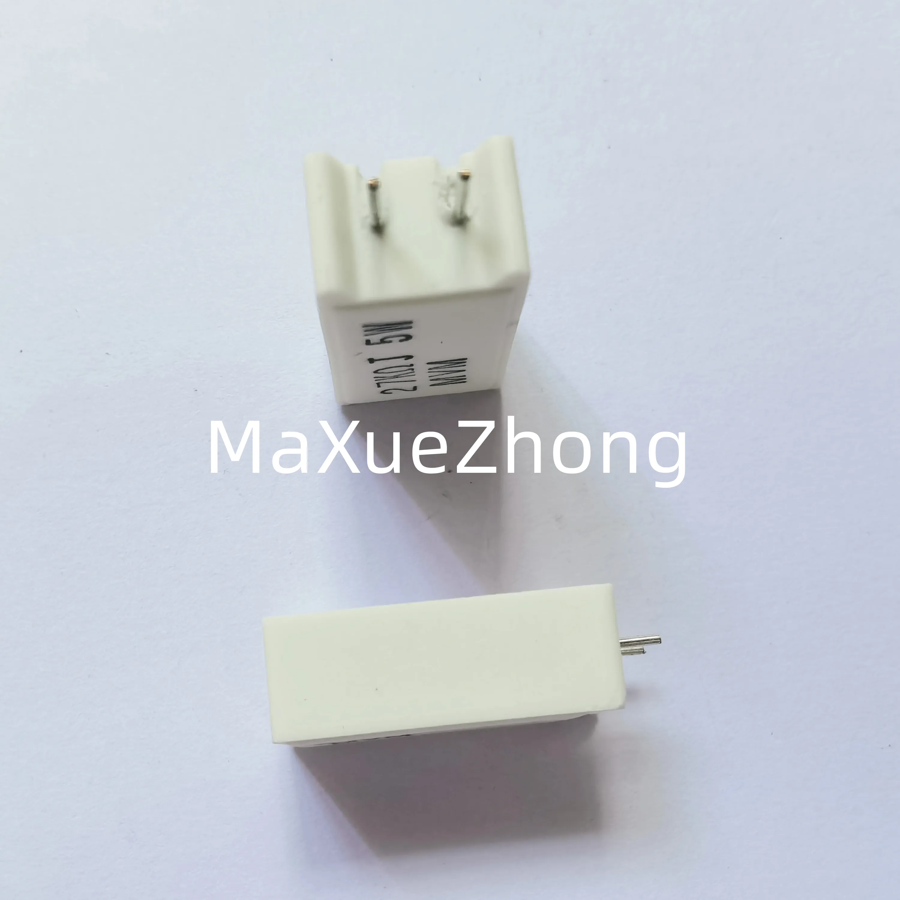 Original New 100% 5W27KJ MVM5JB27K0 5W 27K 5% cement wire wound vertical frequency division ceramic resistor 14x25x9 (Inductor)