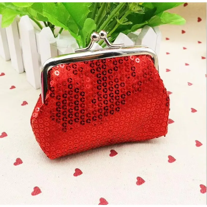 Lady Small Coin Purses Wallet For Women Dot Pattern Mini Hasp Coin Purses Money Change Pouch Cotton Fabric Carteira Feminina