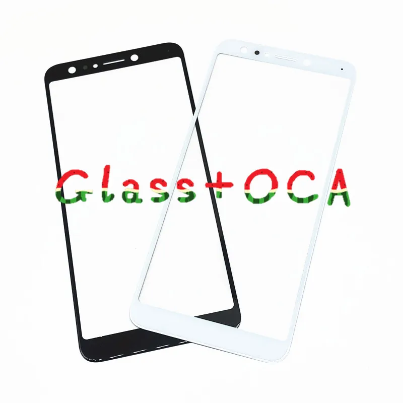 2Pcs For Asus Zenfone 5 Lite Zenfone 5Q ZC600KL X017D LCD Front and outer glass lens touch screen replacement +OCA