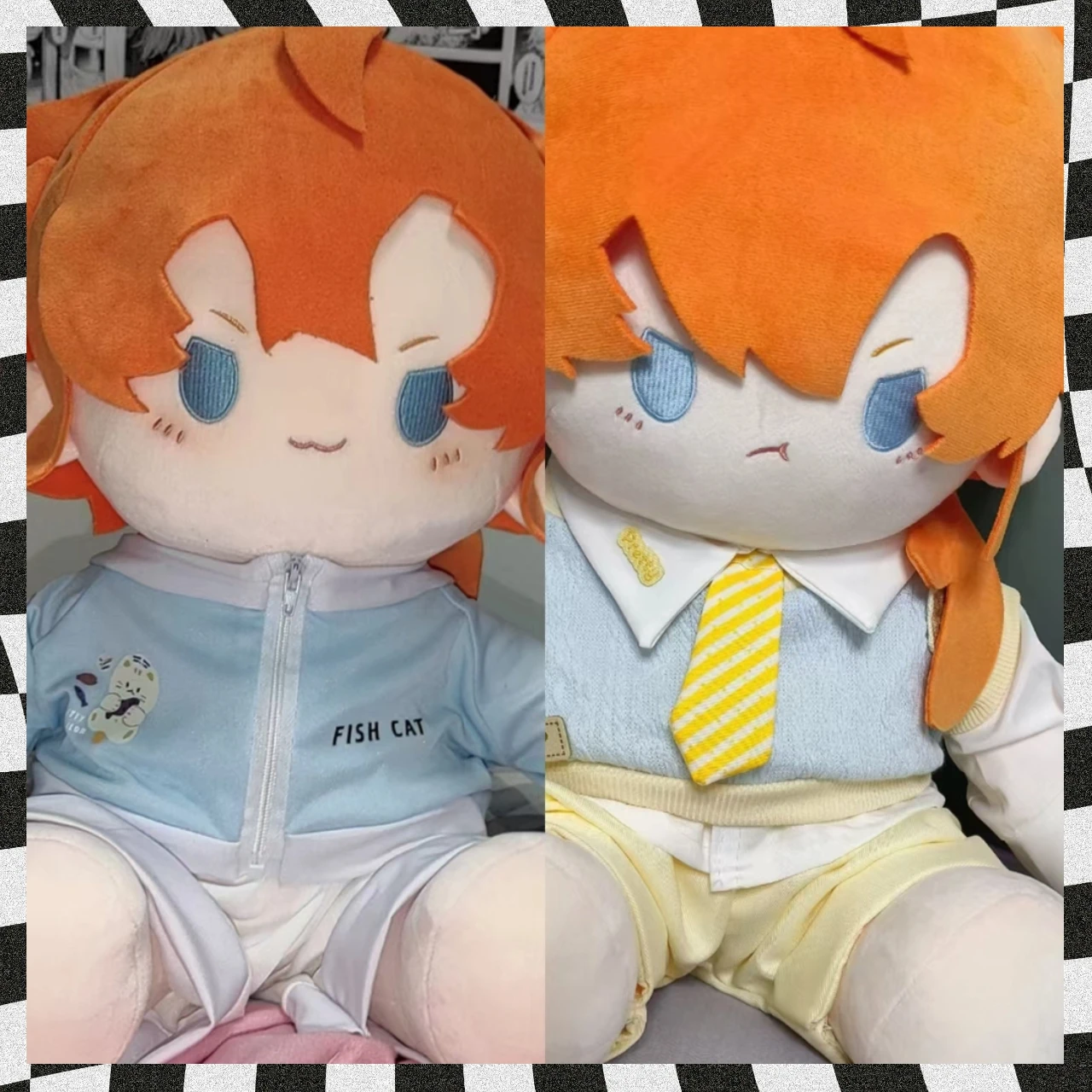 

40 см сидящая плюшевая кукла Бунго бродячие собаки Накахара Чууя атрибут осанки мультфильм хлопковые мягкие игрушки плюшевый подарок декоративная подушка