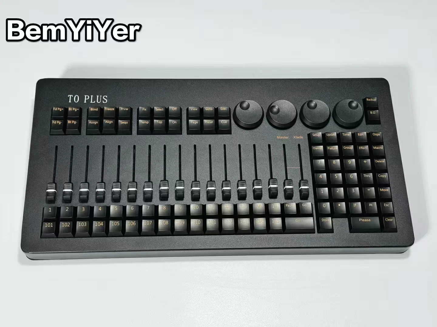 حقيبة لوحة مفاتيح Mini Fader Wing T0 Plus DJ Party وحدة تحكم إضاءة المسرح لـ MA2 onPC