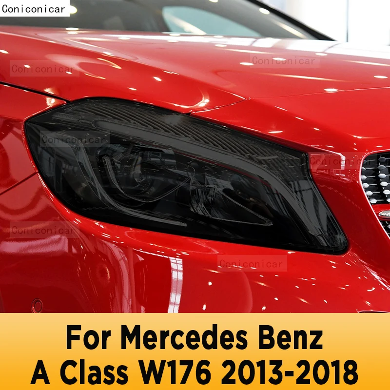 

Для Mercedes Benz A Class W176 2018 Автомобильная внешняя фара Защита от царапин передняя лампа ТИНТ фотолампа аксессуары для ремонта