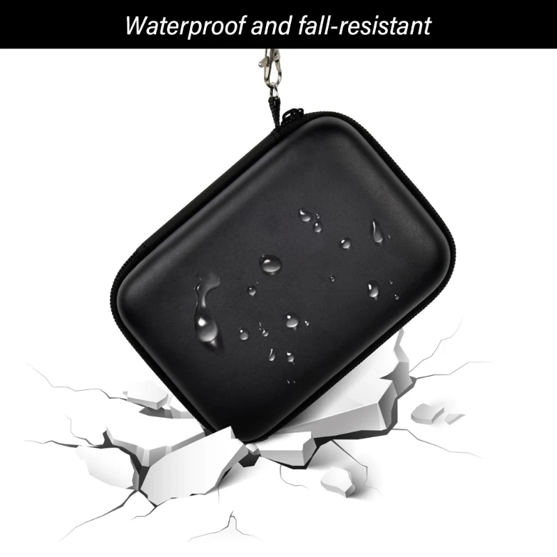 حافظة وحدة تحكم ألعاب EVA لـ RG353V/ RG35XX/ RG353VS حماية كاملة لحمل حقيبة سفر لوحدة التحكم في الألعاب والملحقات