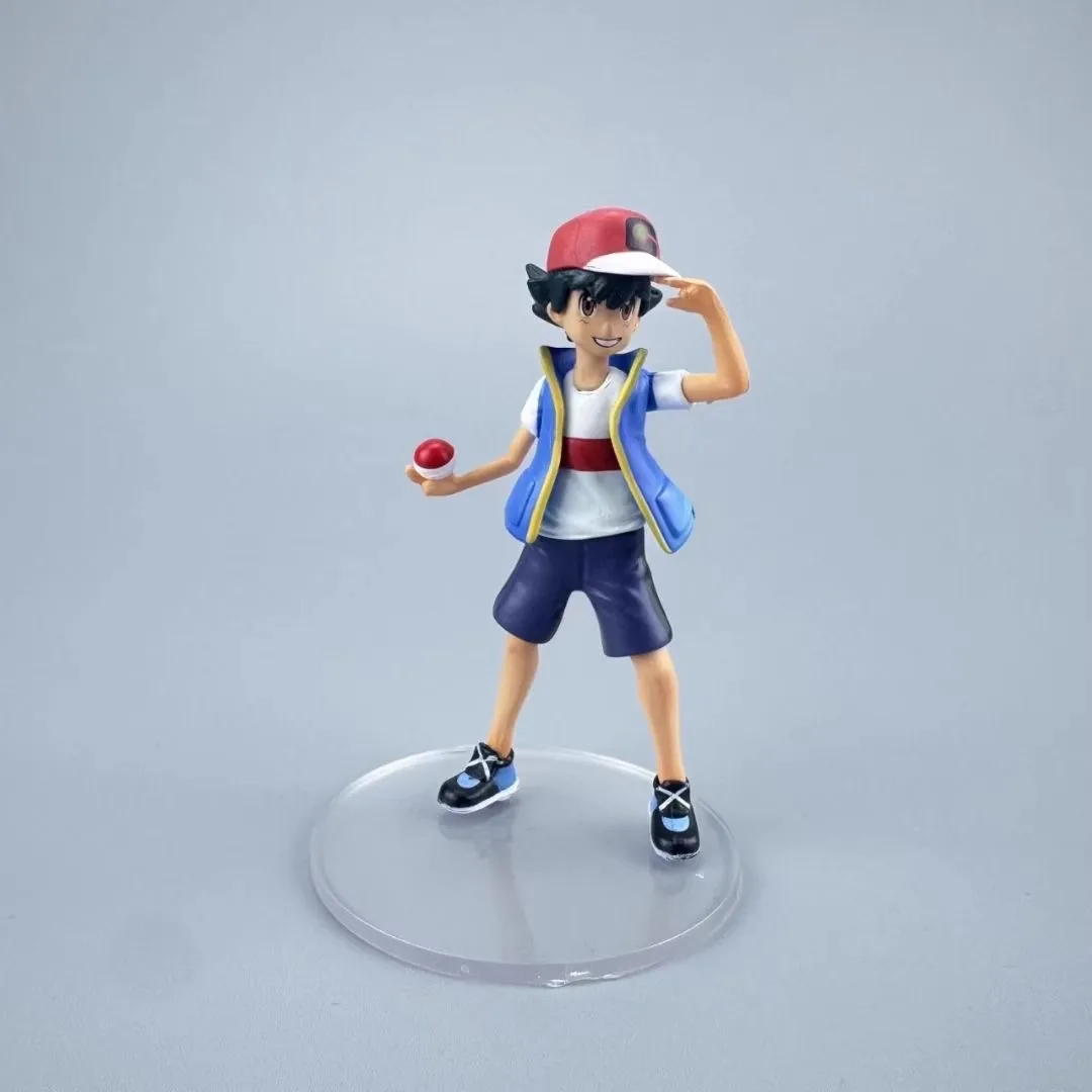 7-9 cm Anime Figura Otto Maestri Action Figures Pvc Cenere Ketchum Leon Lance Collezione di statue Giocattoli di modello per i regali dei bambini