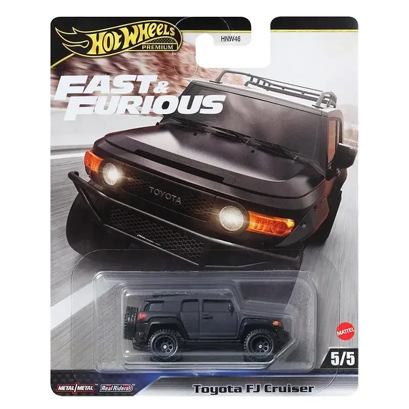 Original Hot Wheels Premium Car Toys for Boy Fast and Furious Bentley Continental GT3 Toyota Fj Cruiser Vehicle Model Collection