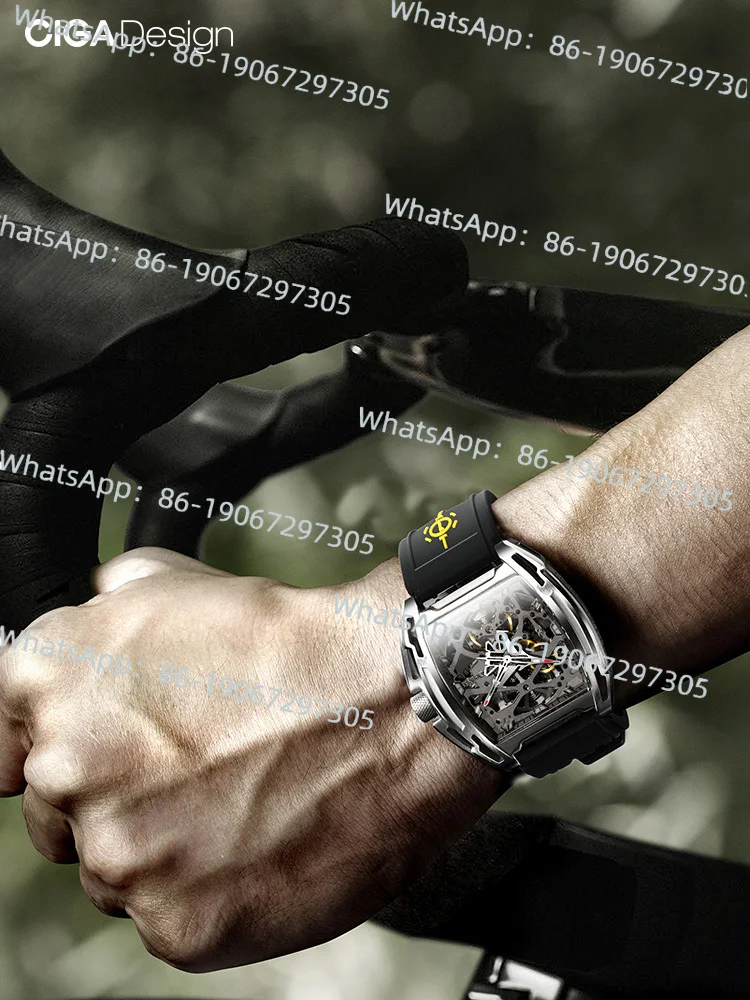 

Mechanical Watch Z Series Aircraft Carrier Theme Watch Men's Hollow Classic Wine Barrel Watch