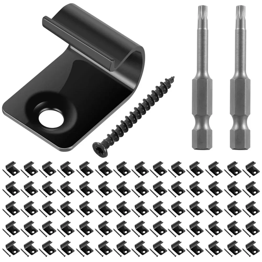 

Starter Clips Composite Decking Clips Easy Installation Enhanced Stability Good Quality Professional-Grade Rust-Resistant